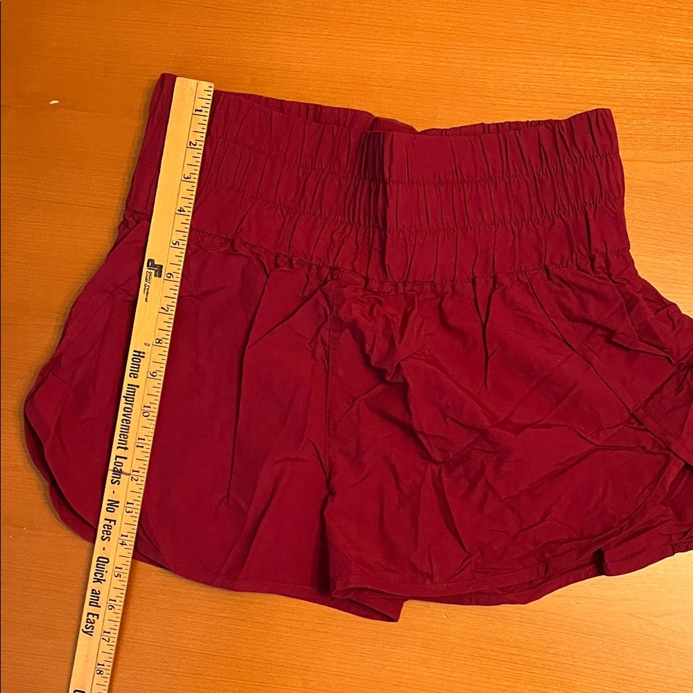 Zenana Outfitters Women's Burgundy Athletic Shorts